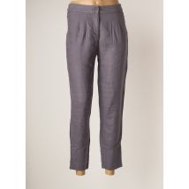 WHITE STUFF - Pantalon chino gris en lin - Femme - Taille 36 - Modz