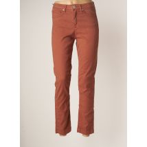 DENIM STUDIO - Pantalon slim marron en lin - Femme - Taille W25 - Modz