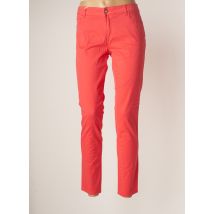 FRACOMINA - Pantalon slim rose en coton pour femme - Taille W32 - Modz