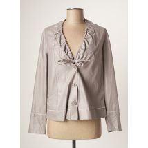 MERI & ESCA - Veste casual beige en coton - Femme - Taille 40 - Modz