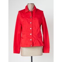 MERI & ESCA - Veste casual rouge en coton - Femme - Taille 40 - Modz