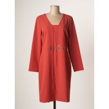MERI & ESCA - Robe mi-longue orange en polyester - Femme - Taille 40 - Modz