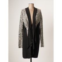 MERI & ESCA - Gilet manches longues noir en viscose - Femme - Taille 40 - Modz