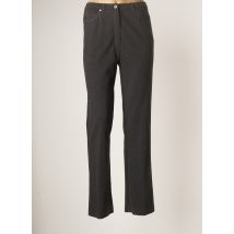 FRANCE RIVOIRE - Pantalon droit gris en polyester - Femme - Taille 40 - Modz