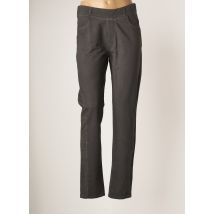 MERI & ESCA - Pantalon slim gris en coton - Femme - Taille 40 - Modz