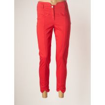 MERI & ESCA - Pantalon 7/8 rouge en coton - Femme - Taille 40 - Modz