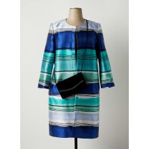 PAULE VASSEUR - Veste chic bleu en acetate - Femme - Taille 46 - Modz