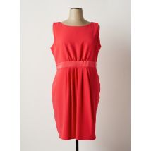 PAULE VASSEUR - Robe mi-longue rose en acetate - Femme - Taille 50 - Modz