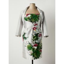 PAULE VASSEUR - Ensemble robe gris en soie - Femme - Taille 48 - Modz