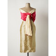 PAULE VASSEUR - Jupe mi-longue jaune en soie - Femme - Taille 46 - Modz