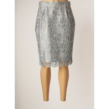 PAULE VASSEUR - Jupe mi-longue gris en soie - Femme - Taille 44 - Modz