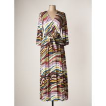 CAP JULUCA - Robe longue marron en viscose - Femme - Taille 42 - Modz
