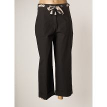 AHIMARIA - Pantalon 7/8 noir en coton - Femme - Taille 40 - Modz