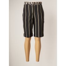 AHIMARIA - Bermuda noir en tencel - Femme - Taille 36 - Modz
