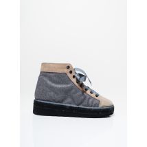 SALDARINI - Bottines/Boots gris en cuir - Femme - Taille 36 - Modz