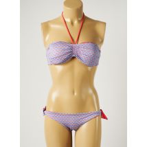 JUSTMINE - Maillot de bain 2 pièces bleu en polyamide - Femme - Taille 36 - Modz