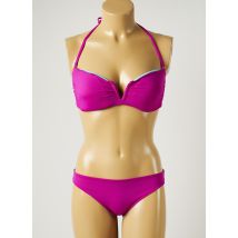 SEGNI D'ACQUA CALVI - Maillot de bain 2 pièces violet en polyamide - Femme - Taille 44 - Modz