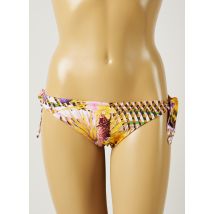 MISS BIKINI - Bas de maillot de bain jaune en polyamide - Femme - Taille 40 - Modz