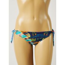 MISS BIKINI - Bas de maillot de bain bleu en polyamide - Femme - Taille 38 - Modz