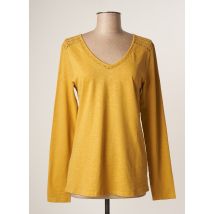 ELLE EST OU LA MER - T-shirt jaune en coton pour femme - Taille 36 - Modz