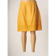 AGATHE & LOUISE - Jupe mi-longue jaune en coton - Femme - Taille 40 - Modz