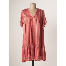 FLAMANT ROSE - Robe courte rouge en polyester - Femme - Taille 38 - Modz