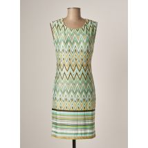 SWEET MISS - Robe mi-longue vert en polyester - Femme - Taille 40 - Modz