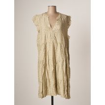 C'FLO - Robe mi-longue beige en viscose - Femme - Taille 36 - Modz