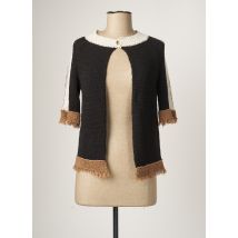 SEE THE MOON - Gilet manches courtes noir en acrylique - Femme - Taille 36 - Modz