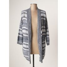 LOLA ESPELETA - Gilet manches longues bleu en coton - Femme - Taille 36 - Modz