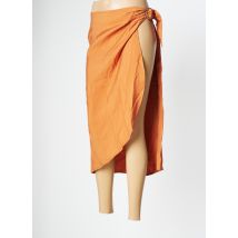 LOLA ESPELETA - Jupe mi-longue orange en tencel pour femme - Taille 38 - Modz