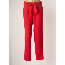 SMASH WEAR - Pantalon droit rouge en polyester - Femme - Taille 40 - Modz