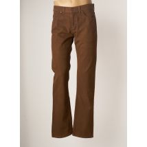 PIONIER - Pantalon droit marron en coton pour homme - Taille W33 L34 - Modz
