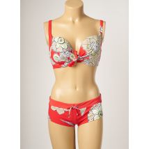 EMPREINTE - Maillot de bain 2 pièces rouge en polyamide - Femme - Taille TU - Modz