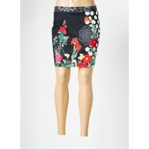 101 IDEES - Jupe courte noir en polyester - Femme - Taille 36 - Modz