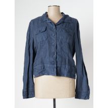 LE PHARE DE LA BALEINE - Veste casual bleu en lin - Femme - Taille 44 - Modz