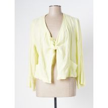 ANIMALE - Veste casual jaune en lin - Femme - Taille 42 - Modz