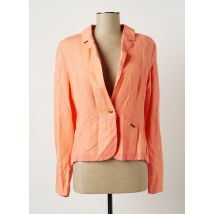 SALT & PEPPER - Blazer orange en lin - Femme - Taille 38 - Modz
