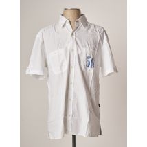 TROPHEE DU MATELOT - Chemise manches courtes blanc en coton - Homme - Taille M - Modz