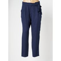 LA P'TITE ETOILE - Pantalon droit bleu en tencel - Femme - Taille 40 - Modz