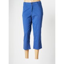 TBS PANTALONS FEMME DE COULEUR BLEU - Grande Taille