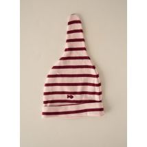 WEEK END A LA MER - Bonnet rose en coton pour fille - Taille 3 A - Modz