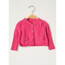 BERLINGOT - Gilet manches longues rose en coton - Fille - Taille TU - Modz