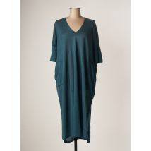 C.T.PLAGE - Robe de plage bleu en lin - Femme - Taille 38 - Modz