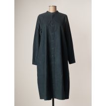 LABO.ART - Robe mi-longue bleu en coton - Femme - Taille 34 - Modz