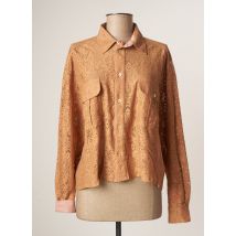FORTE-FORTE - Chemisier marron en coton - Femme - Taille 36 - Modz
