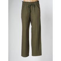 XIRENA - Pantalon droit vert en soie - Femme - Taille 34 - Modz