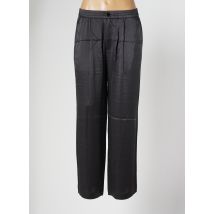 6397 - Pantalon large gris en soie - Femme - Taille 36 - Modz
