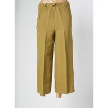 WHITE SAND - Pantalon 7/8 vert en coton - Femme - Taille 34 - Modz