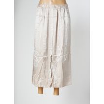 ELSA ESTURGIE - Jupe longue beige en acetate - Femme - Taille 38 - Modz